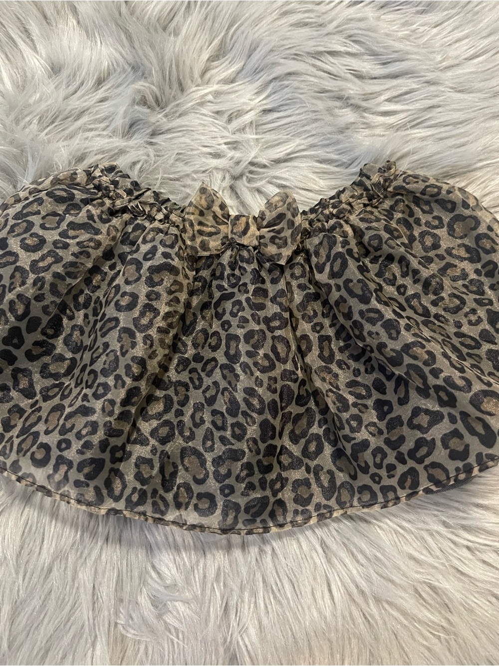 Baby 8 cheetah print skirt size 18-24 months NWOT